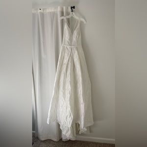 David’s Bridal Ivory Wedding Dress With Pockets